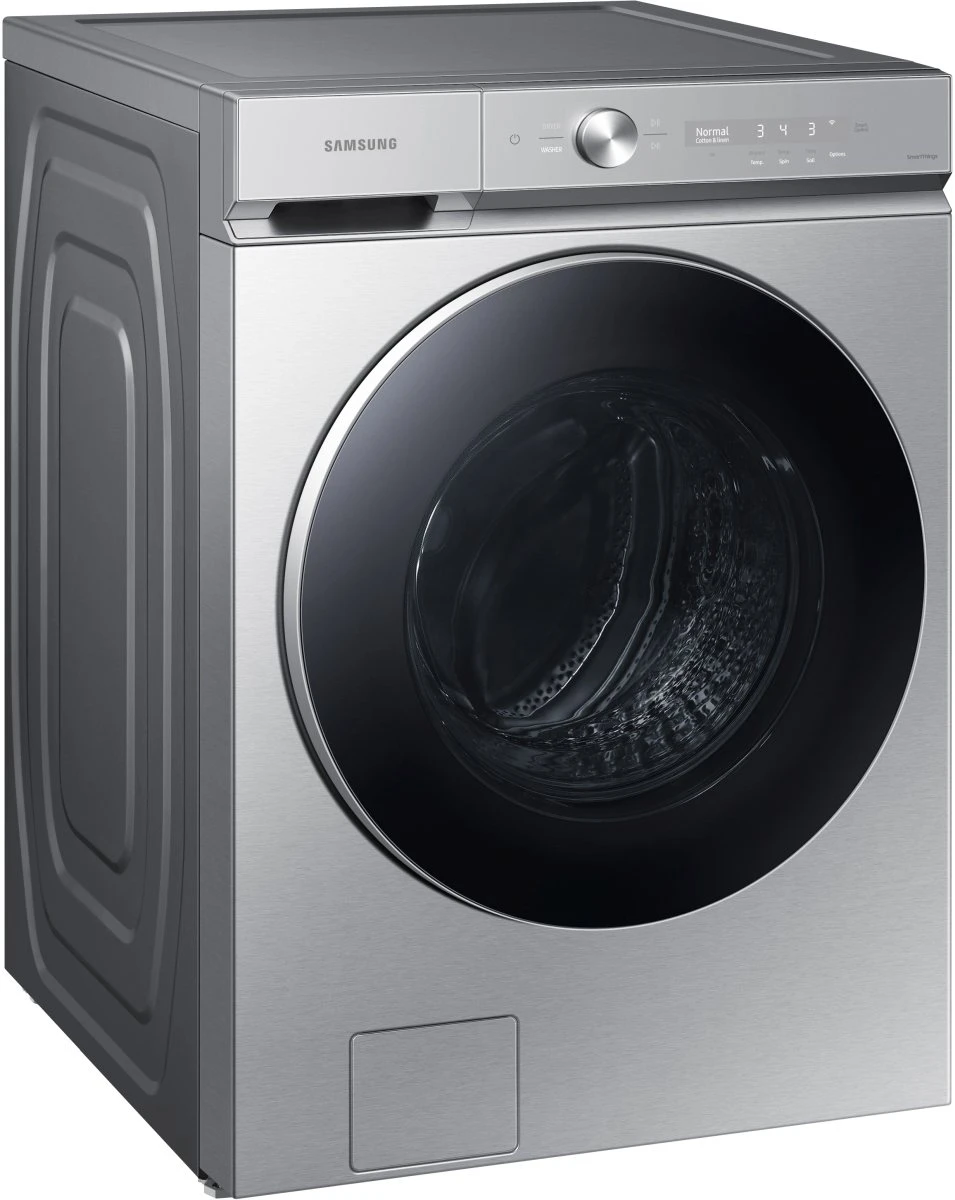 Samsung Bespoke 8900 Series 5.3 Cu. Ft. Silver Steel Front Load Washer 5 Samsung Bespoke 8900 Series 5.3 Cu. Ft. Silver Steel Front Load Washer - Image 3
