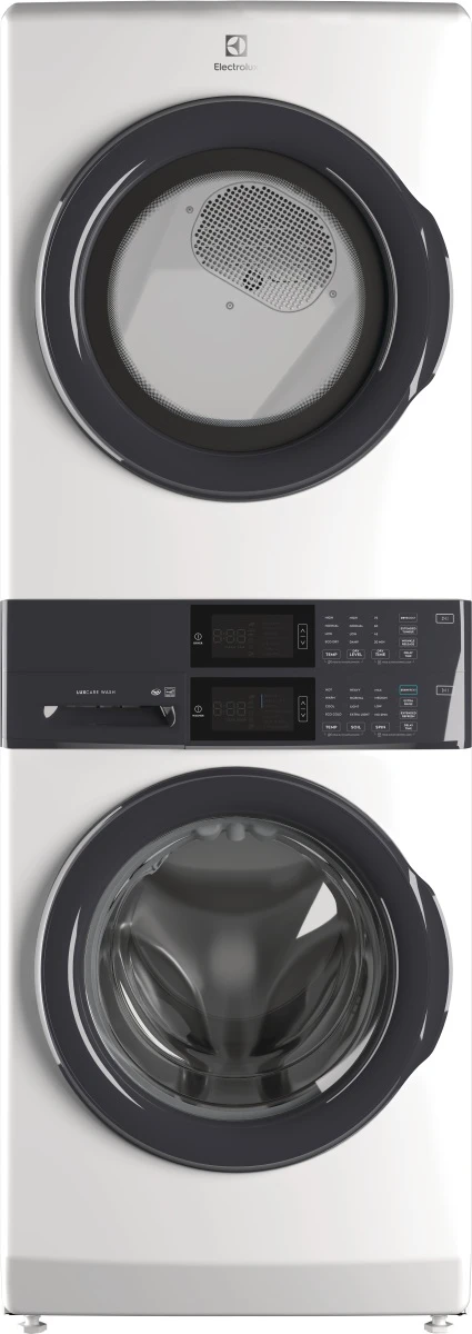 Electrolux 300 Series 4.5 Cu. Ft. Washer, 8.0 Cu. Ft. Gas Dryer White Stack Laundry 3 Electrolux 300 Series 4.5 Cu. Ft. Washer, 8.0 Cu. Ft. Gas Dryer White Stack Laundry