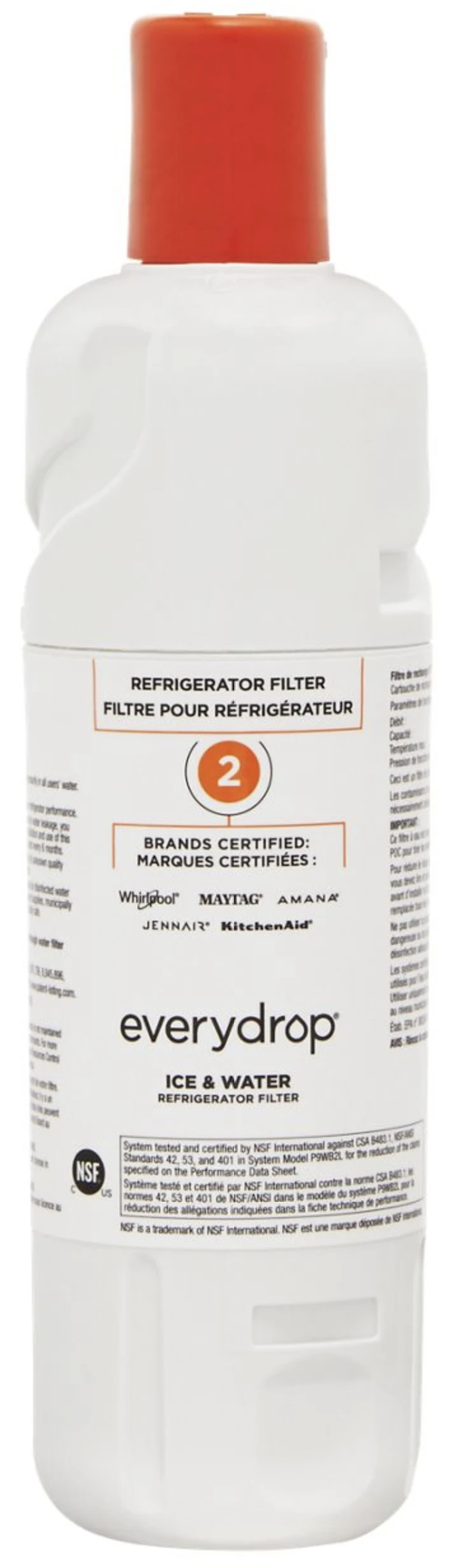 Whirlpool® Everydrop® Refrigerator Water Filter 2 3 Whirlpool® Everydrop® Refrigerator Water Filter 2