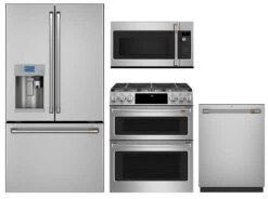 GECAFE Kitchen 4 Piece Package 97 CGS750P2MS1-CVM521P2MS1-CDT845P2NS1-CFE28UP2MS1