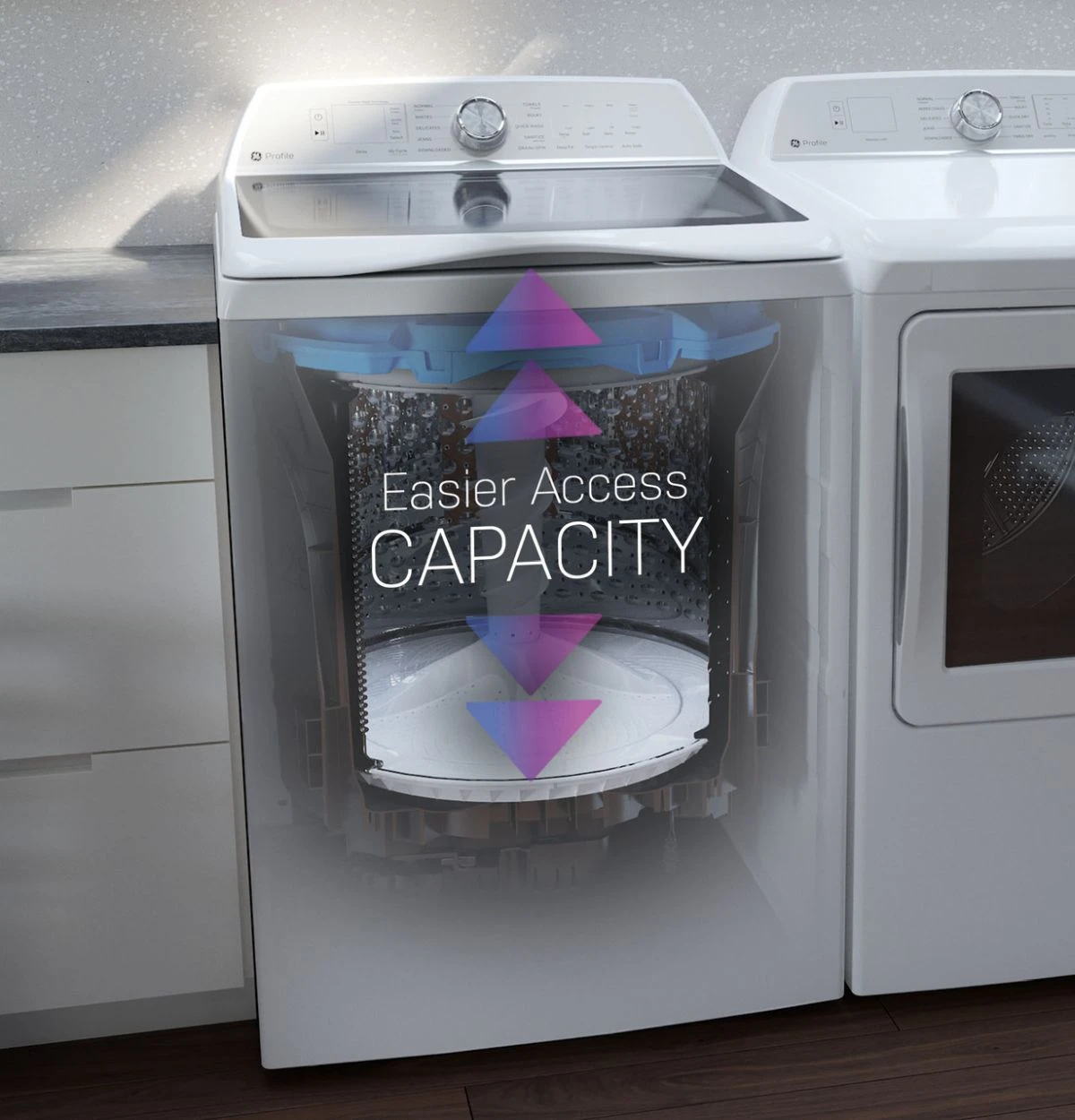 GE Profile™ 5.0 Cu. F.t White Top Load Washer 11 GE Profile™ 5.0 Cu. F.t White Top Load Washer - Image 9