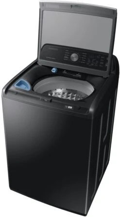 Samsung 3400 Series 4.5 Cu. Ft. Black Stainless Steel Top Load Washer -Samsung LG Store 98642b07 fc07 4844 bd1a 6387b3ff40c9