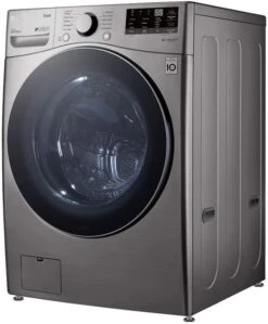 Open Box **Scratch And Dent** LG 4.5 Cu. Ft. Graphite Steel Front Load Washer -Samsung LG Store 99c38766 b081 47c1 bb03 30b6e68e0454