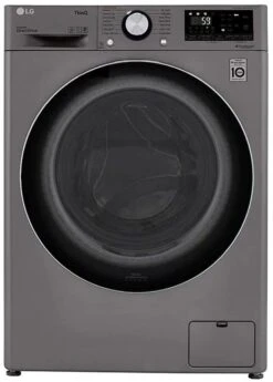 LG 2.4 Cu. Ft. Graphite Steel Front Load Washer Dryer Combos