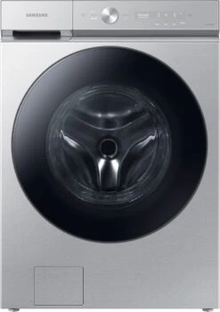 Samsung Bespoke 8700 Series 5.3 Cu. Ft. Silver Steel Front Load Washer