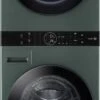 Open Box **Scratch And Dent** LG 4.5 Cu. Ft. Washer, 7.4 Cu. Ft. Electric Dryer Nature Green Stack Laundry -Samsung LG Store 9eba1258 ee5d 46b0 a6ca 010b265ae5cd
