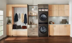 Open Box **Scratch And Dent** LG 5.0 Cu. Ft. Washer, 7.4 Cu. Ft. Dryer Black Steel Stack Laundry 21 Open Box **Scratch And Dent** LG 5.0 Cu. Ft. Washer, 7.4 Cu. Ft. Dryer Black Steel Stack Laundry -Samsung LG Store a39c6a9b 1c63 4e87 9cff 5c1f58f988dd 1