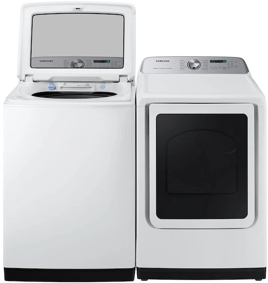 SAMSUNG Laundry Pair Package 09 WA52A5500AW-DVE52A5500W 4 SAMSUNG Laundry Pair Package 09 WA52A5500AW-DVE52A5500W - Image 2