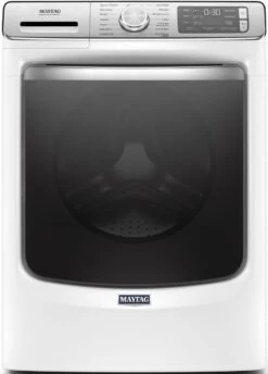 Maytag® 5.0 Cu. Ft. White Front Load Washer