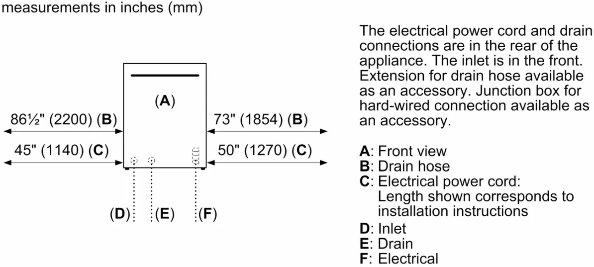 Bosch® 100 Series 24" Stainless Steel Built In Dishwasher 8 Bosch® 100 Series 24" Stainless Steel Built In Dishwasher - Image 7