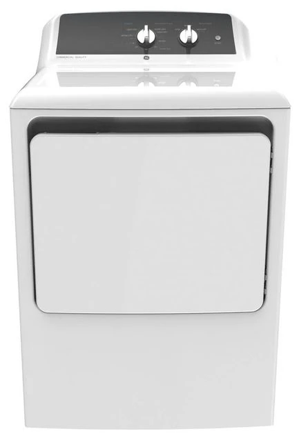 Open Box **Scratch And Dent** GE® 6.2 Cu. Ft. White Front Load Electric Dryer 4 Open Box **Scratch And Dent** GE® 6.2 Cu. Ft. White Front Load Electric Dryer - Image 2