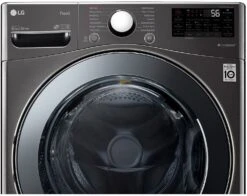 Open Box **Scratch And Dent** LG 4.5 Cu. Ft. Black Steel Front Load Washer & Dryer Combos -Samsung LG Store ab0deed7 4510 46ba 93a5 530ca3d3842f 1