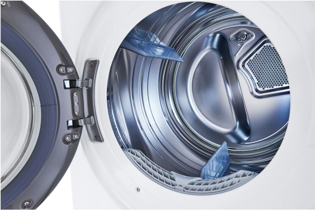 Open Box **Scratch And Dent** LG 4.5 Cu. Ft. Washer, 7.4 Cu. Ft. Electric Dryer White Front Load Stack Laundry 11 Open Box **Scratch And Dent** LG 4.5 Cu. Ft. Washer, 7.4 Cu. Ft. Electric Dryer White Front Load Stack Laundry - Image 9