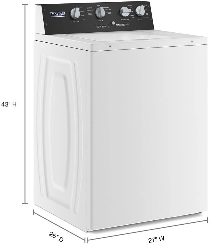 Maytag® Commercial 3.5 Cu. Ft. White Commercial Washer 10 Maytag® Commercial 3.5 Cu. Ft. White Commercial Washer - Image 8