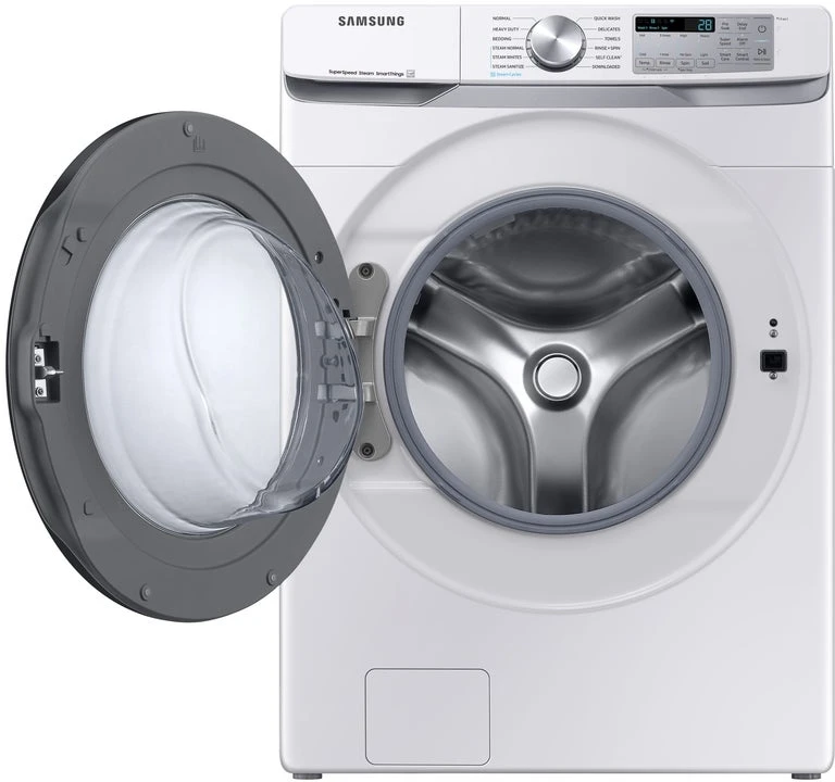 Samsung 4.5 Cu. Ft. White Front Load Washer 4 Samsung 4.5 Cu. Ft. White Front Load Washer - Image 2