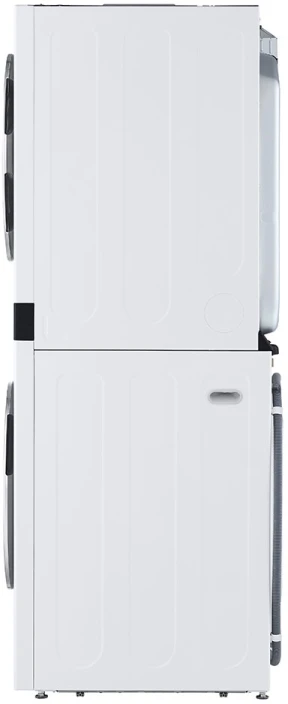 Open Box **Scratch And Dent** LG 4.5 Cu. Ft. Washer, 7.4 Cu. Ft. Electric Dryer White Front Load Stack Laundry 6 Open Box **Scratch And Dent** LG 4.5 Cu. Ft. Washer, 7.4 Cu. Ft. Electric Dryer White Front Load Stack Laundry - Image 4