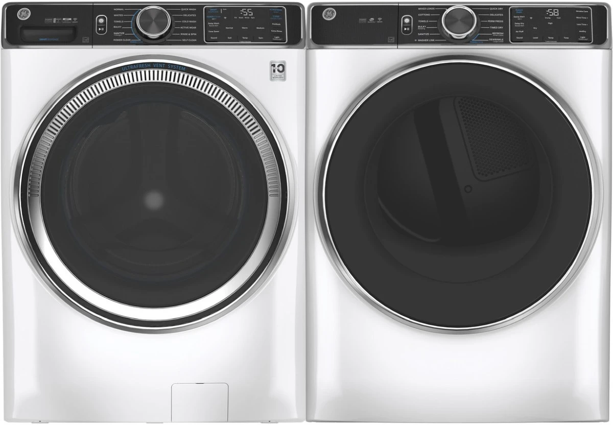 GE® 5.0 Cu. Ft. White Smart Front Load Washer 8 GE® 5.0 Cu. Ft. White Smart Front Load Washer - Image 6