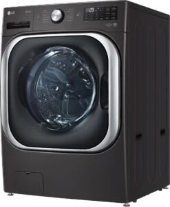 LG 5.2 Cu. Ft. Black Steel Front Load Washer -Samsung LG Store b45f3585 c1d3 45e4 809c 7556ccc87788