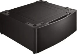 Open Box **Scratch And Dent** LG 29" Black Steel Laundry Pedestal -Samsung LG Store b63d4803 1f40 439e 8d35 c9e1ab6f1c8f