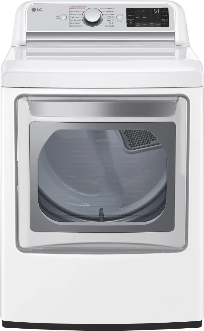 Open Box **Scratch And Dent** LG 7.3 Cu. Ft. White Gas Dryer 3 Open Box **Scratch And Dent** LG 7.3 Cu. Ft. White Gas Dryer