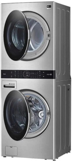 Open Box **Scratch And Dent** LG Studio WashTower™ 5.0 Cu. Ft. Washer, 7.4 Cu. Ft. Dryer Noble Steel Stack Laundry 17 Open Box **Scratch And Dent** LG Studio WashTower™ 5.0 Cu. Ft. Washer, 7.4 Cu. Ft. Dryer Noble Steel Stack Laundry -Samsung LG Store b97107e6 738d 4bfc 835c 7c2fad3cfd09