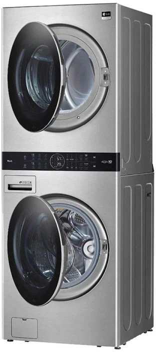 Open Box **Scratch And Dent** LG Studio WashTower™ 5.0 Cu. Ft. Washer, 7.4 Cu. Ft. Dryer Noble Steel Stack Laundry 8 Open Box **Scratch And Dent** LG Studio WashTower™ 5.0 Cu. Ft. Washer, 7.4 Cu. Ft. Dryer Noble Steel Stack Laundry - Image 6