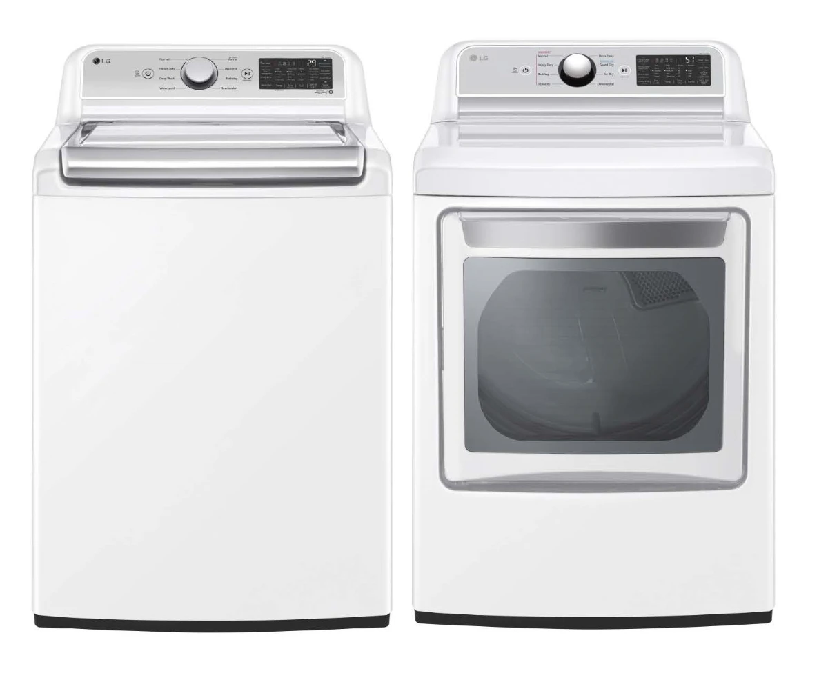 LG Laundry Pair Package 553 WT7400CW-DLE7400WE 3 LG Laundry Pair Package 553 WT7400CW-DLE7400WE