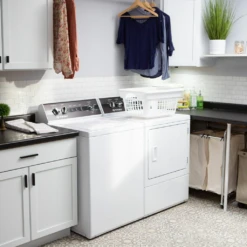 Open Box **Scratch And Dent** Speed Queen® DR5 7.0 Cu. Ft. White Front Load Electric Dryer -Samsung LG Store bc024818 b6ee 43d1 b396 a4a01c0e1878 1