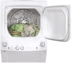 Crosley® 9.7 Cu. Ft. White Stack Laundry -Samsung LG Store bc18f8f3 51b2 4458 ae7a 6b8c03242135
