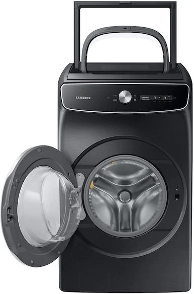 Open Box **Scratch And Dent** Samsung 6.0 Cu. Ft. Brushed Black Front Load Washer 7 Open Box **Scratch And Dent** Samsung 6.0 Cu. Ft. Brushed Black Front Load Washer - Image 5