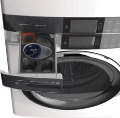 Electrolux 600 Series 4.5 Cu. Ft. Washer, 8.0 Cu. Ft. Electric Dryer White Stack Laundry -Samsung LG Store bd885b01 ba14 4fec 89d4 7203badc1573