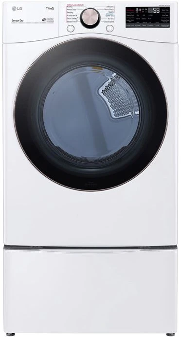 Open Box **Scratch And Dent** LG 7.4 Cu. Ft. White Front Load Gas Dryer 11 Open Box **Scratch And Dent** LG 7.4 Cu. Ft. White Front Load Gas Dryer - Image 9