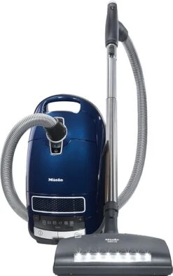 Open Box **Scratch And Dent** Miele Vacuum Complete C3 Marin Marine Blue Canister Vacuum