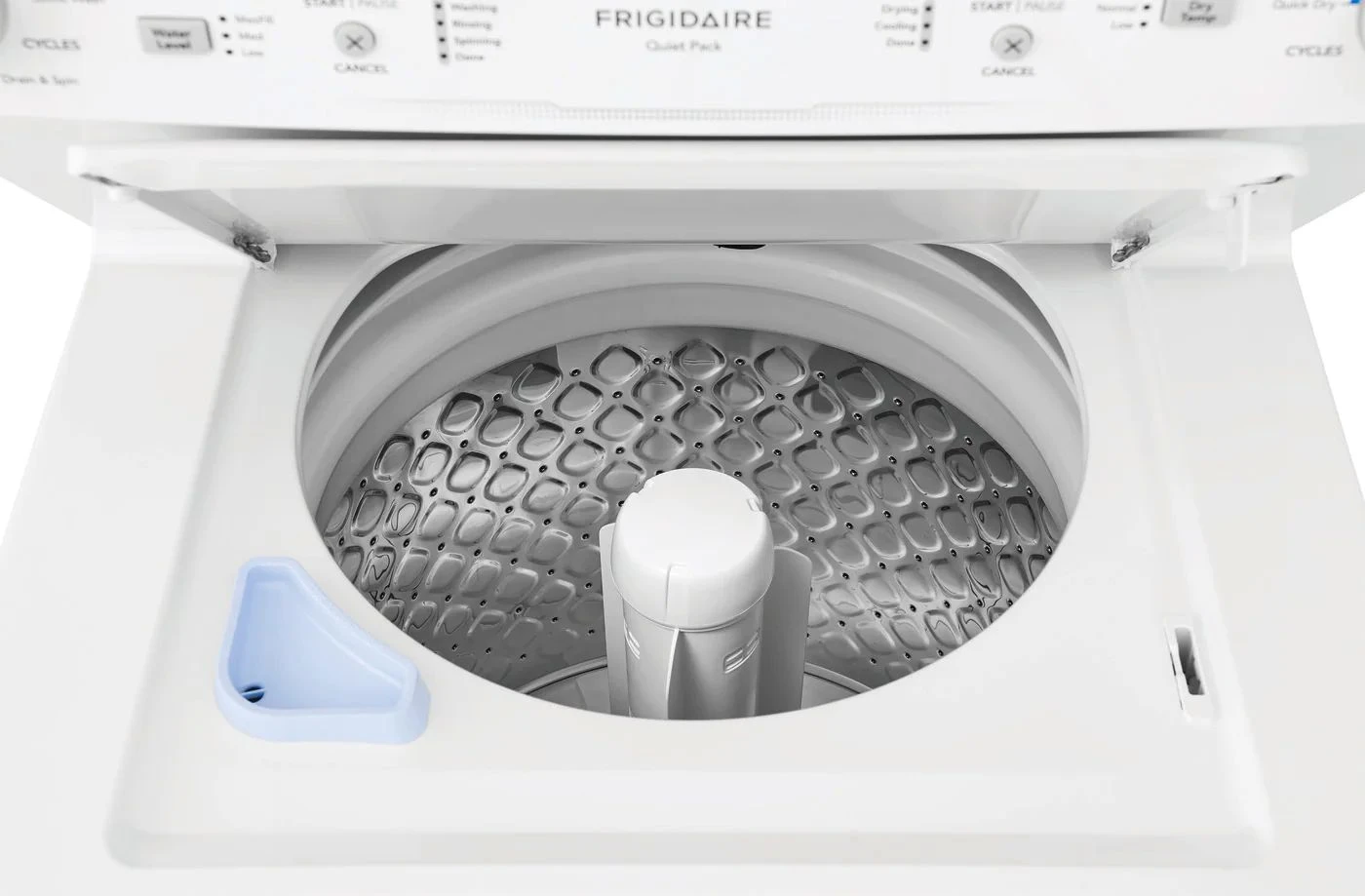 Frigidaire® 3.9 Cu. Ft. Washer, 5.5 Cu. Ft. Dryer White Stack Laundry 8 Frigidaire® 3.9 Cu. Ft. Washer, 5.5 Cu. Ft. Dryer White Stack Laundry - Image 6