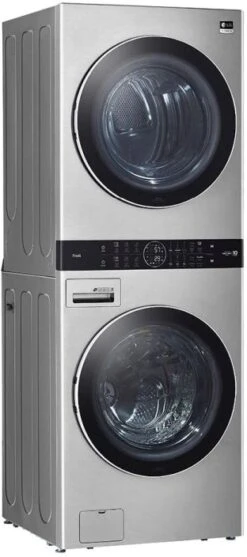 Open Box **Scratch And Dent** LG Studio WashTower™ 5.0 Cu. Ft. Washer, 7.4 Cu. Ft. Dryer Noble Steel Stack Laundry 14 Open Box **Scratch And Dent** LG Studio WashTower™ 5.0 Cu. Ft. Washer, 7.4 Cu. Ft. Dryer Noble Steel Stack Laundry -Samsung LG Store c11a67ba 463d 4927 b728 893448cbe6e6