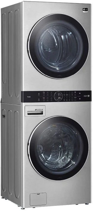 Open Box **Scratch And Dent** LG Studio WashTower™ 5.0 Cu. Ft. Washer, 7.4 Cu. Ft. Dryer Noble Steel Stack Laundry 5 Open Box **Scratch And Dent** LG Studio WashTower™ 5.0 Cu. Ft. Washer, 7.4 Cu. Ft. Dryer Noble Steel Stack Laundry - Image 3