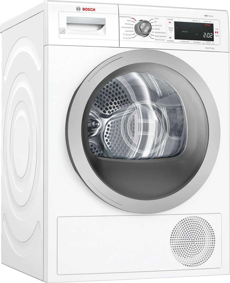 Bosch® 500 Series 4.0 Cu. Ft. White Front Load Electric Dryer 5 Bosch® 500 Series 4.0 Cu. Ft. White Front Load Electric Dryer - Image 3