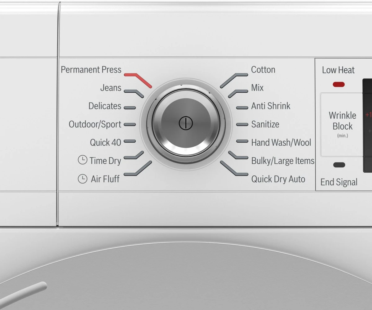 Bosch® 500 Series 4.0 Cu. Ft. White Front Load Electric Dryer 8 Bosch® 500 Series 4.0 Cu. Ft. White Front Load Electric Dryer - Image 6