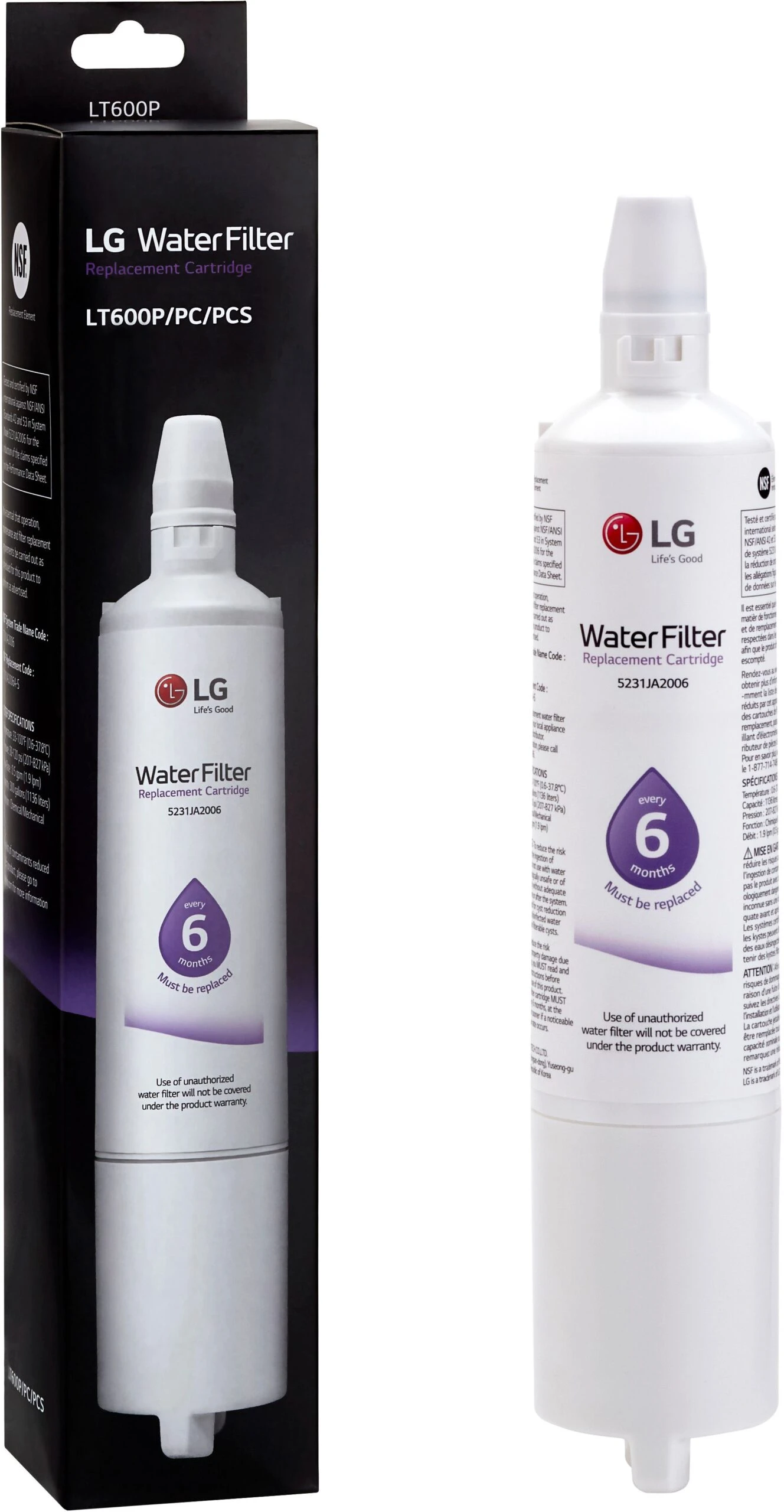 LG Replacement Refrigerator Water Filter 5 LG Replacement Refrigerator Water Filter - Image 3