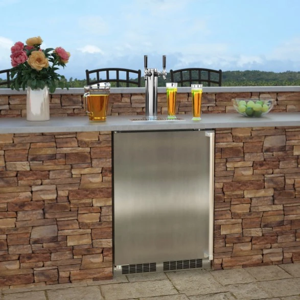 Open Box Marvel 5.7 Cu. Ft..Ft. Stainless Steel Outdoor Kegerator 4 Open Box Marvel 5.7 Cu. Ft..Ft. Stainless Steel Outdoor Kegerator - Image 2
