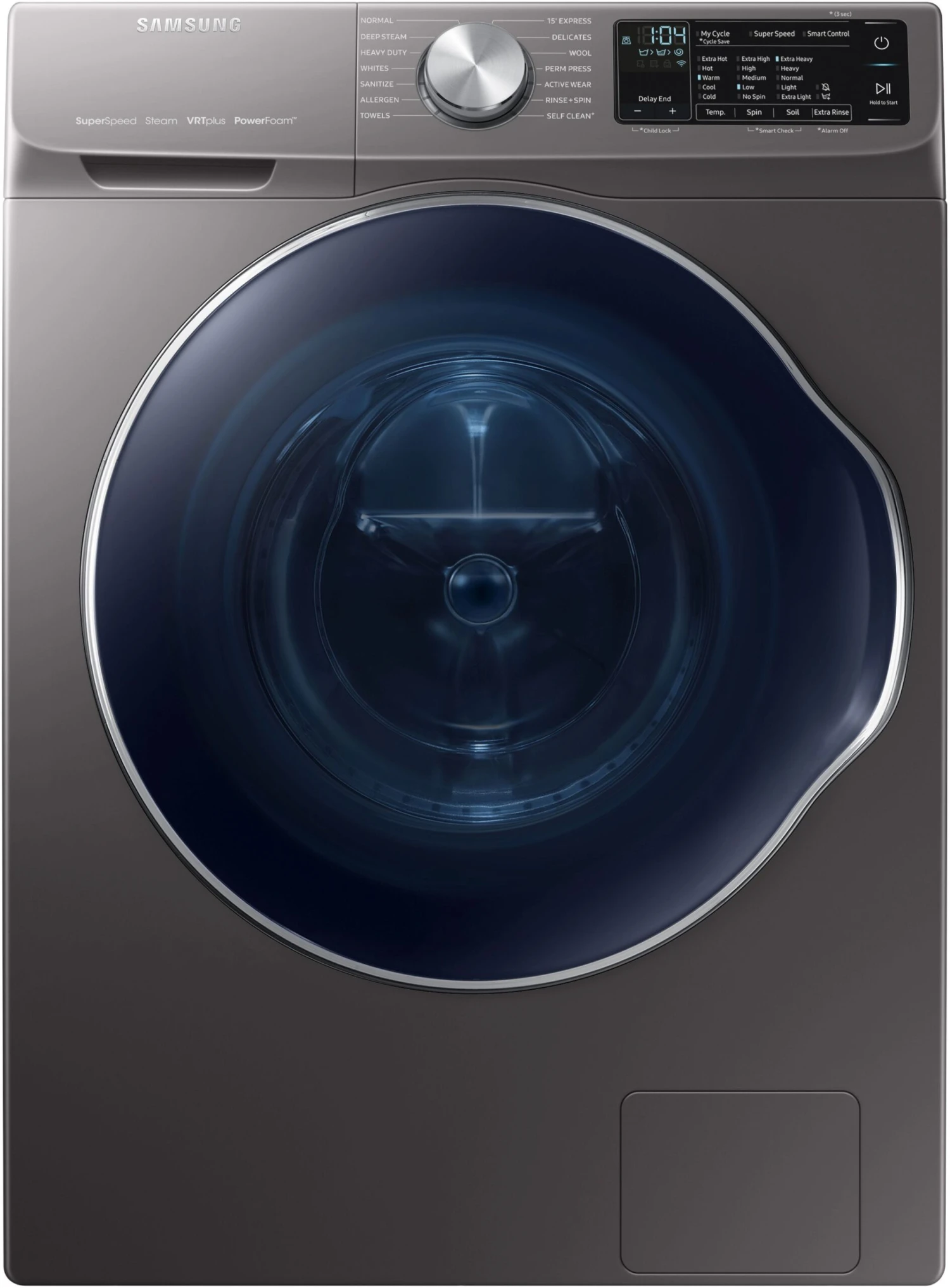 Open Box Samsung Front Load Washer-Inox Grey 3 Open Box Samsung Front Load Washer-Inox Grey