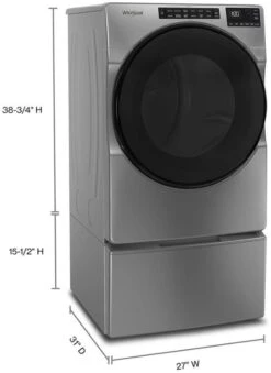 Whirlpool® 7.4 Cu. Ft. Chrome Shadow Front Load Gas Dryer -Samsung LG Store c5d3f948 336a 4492 844d e4cbb0eea9d7