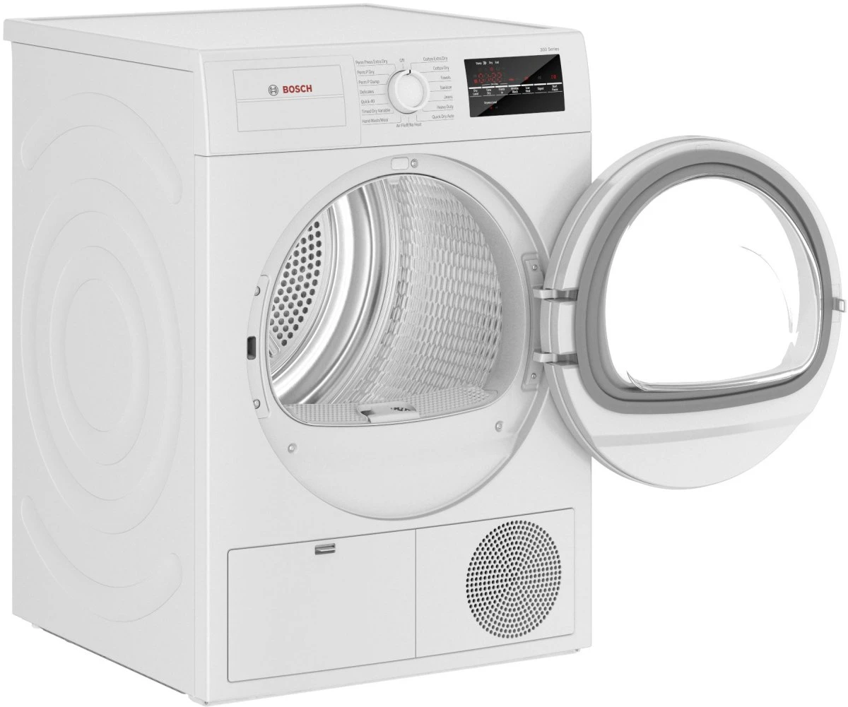 Open Box **Scratch And Dent** Bosch® 300 Series 4.0 Cu. Ft. White Front Load Electric Dryer 7 Open Box **Scratch And Dent** Bosch® 300 Series 4.0 Cu. Ft. White Front Load Electric Dryer - Image 5