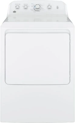 Open Box **Scratch And Dent** GE® 7.2 Cu. Ft. White Electric Dryer