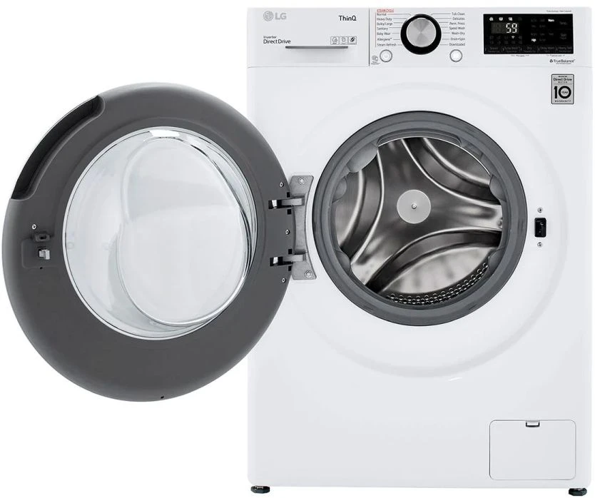 LG 2.4 Cu. Ft. White Front Load Washer Dryer Combo 9 LG 2.4 Cu. Ft. White Front Load Washer Dryer Combo - Image 7