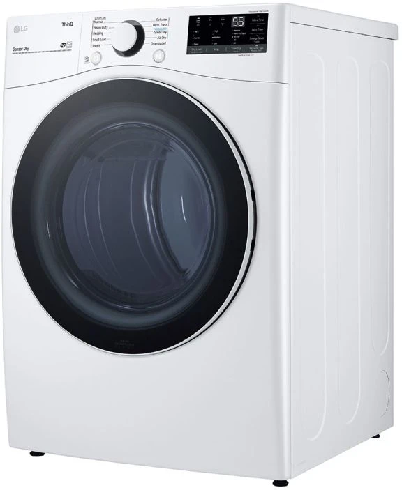 Open Box **Scratch And Dent** LG 7.4 Cu. Ft. White Front Load Electric Dryer 5 Open Box **Scratch And Dent** LG 7.4 Cu. Ft. White Front Load Electric Dryer - Image 3