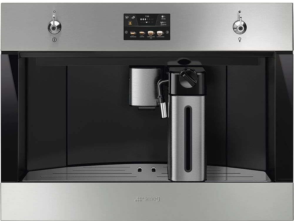 Open Box **Scratch And Dent** Smeg Classic 24" Fingerprint-Proof Stainless Steel Fully Automatic Coffee System 3 Open Box **Scratch And Dent** Smeg Classic 24" Fingerprint-Proof Stainless Steel Fully Automatic Coffee System
