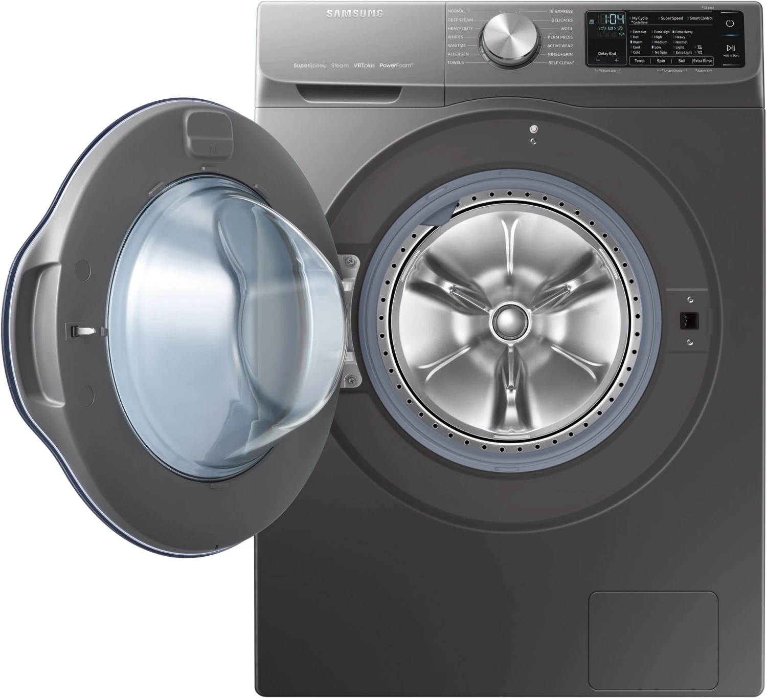 Open Box Samsung Front Load Washer-Inox Grey 6 Open Box Samsung Front Load Washer-Inox Grey - Image 4
