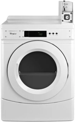 Whirlpool® Commercial 6.7 Cu. Ft. White Front Load Gas Dryer
