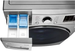 Open Box **Scratch And Dent** LG 4.5 Cu. Ft. Graphite Steel Front Load Washer -Samsung LG Store d10eab81 e99b 45b0 a3bf 45a10a84295d